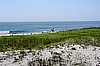 The beach from the balcony July 2009